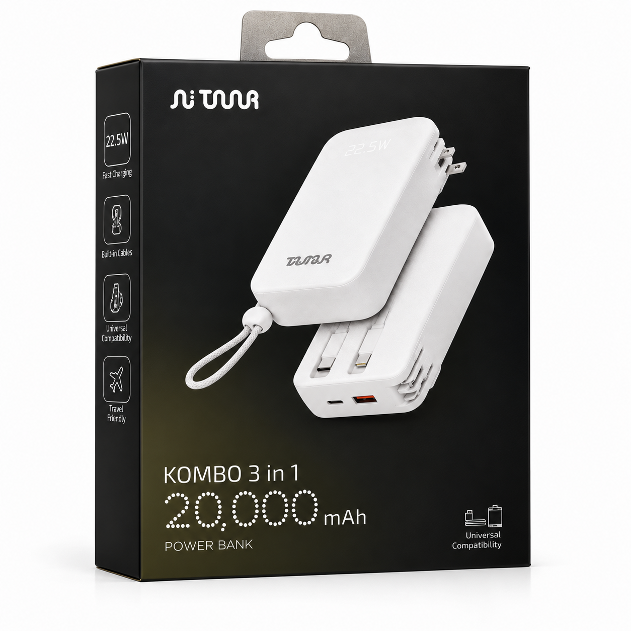 Taar Kombo 3 in 1 20,000 MAH PowerBank