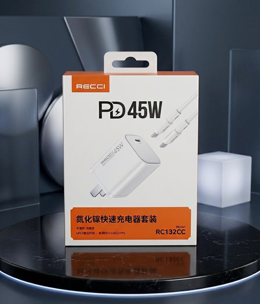 Recci 45w Type-C Charger RC132CC