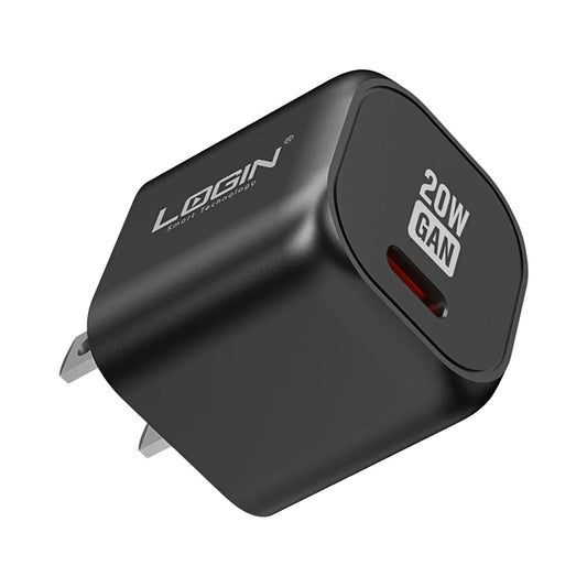 Login 20W GaN Charger Type-C With Lightining Cable