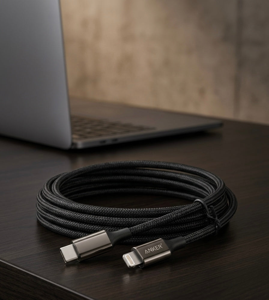 Anker Type C To Lightining Cable 27W 2 Meter Braided Cable