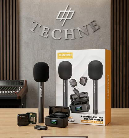 Plokama WM-80 wireless lavalier microphone system