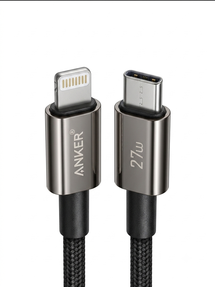 Anker Type C To Lightining Cable 27W 2 Meter Braided Cable