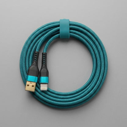Premium Braided 2 Meter USB To Lightning Fast Charging Cable