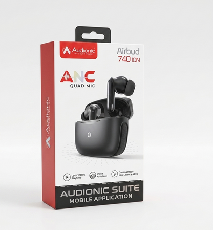 Audionic Airbuds 740 ION ANC Quad Mic